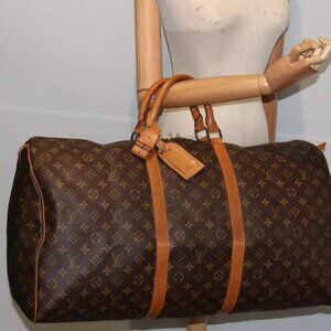 LOUIS VUITTON Monogram Keepall 60 Boston Bag